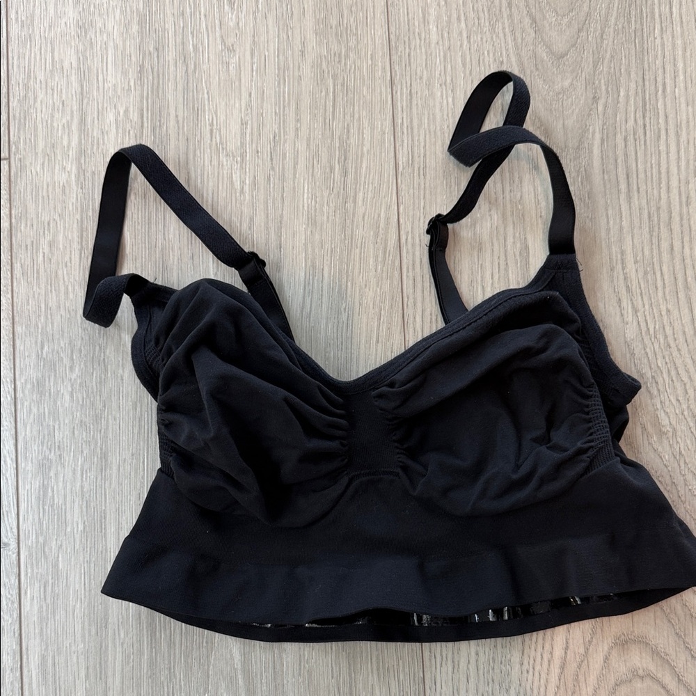 SKIMS Black Bralette Top